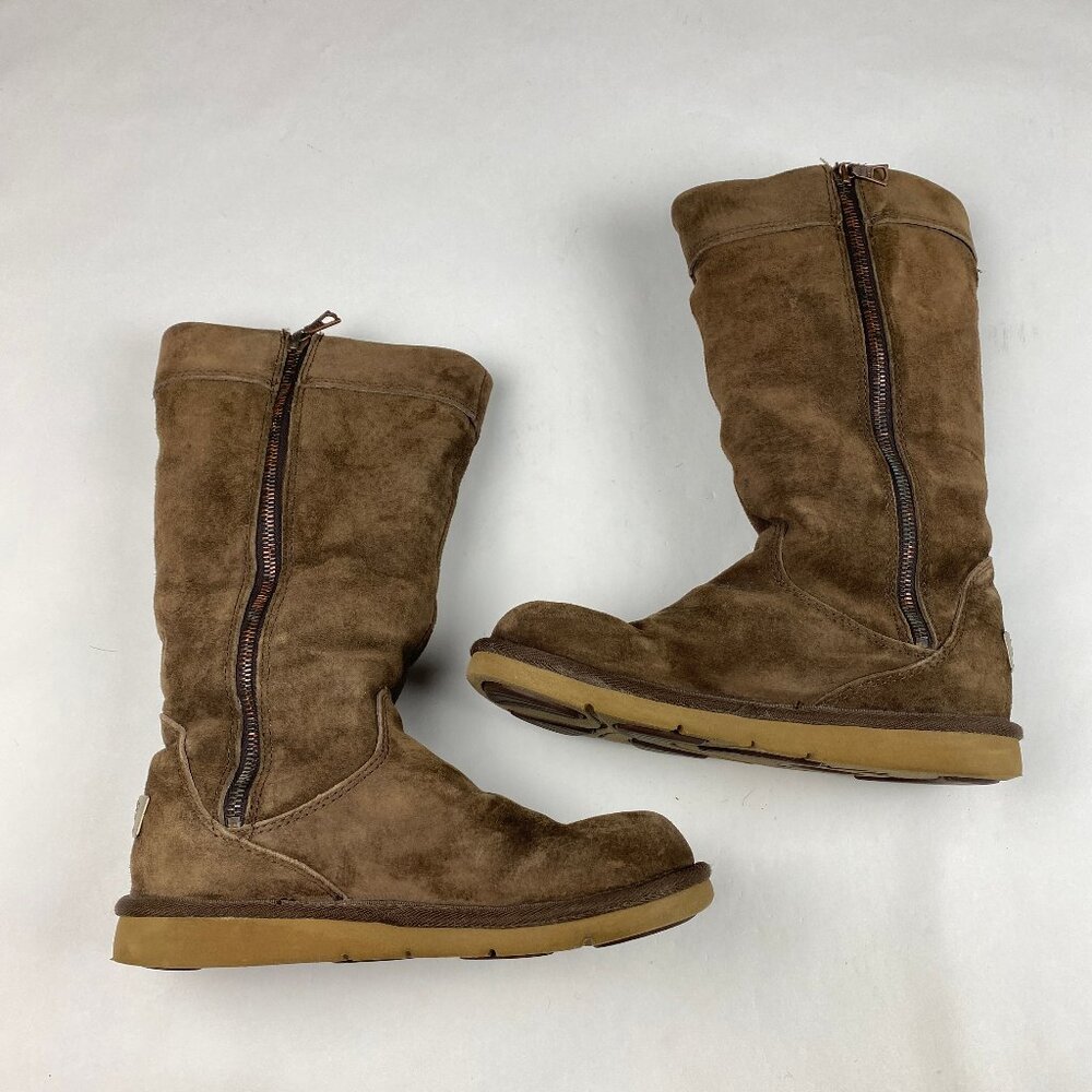 Ugg Cargo III Suede Boots Brown Women's Size 6 - Picture 2 of 16
